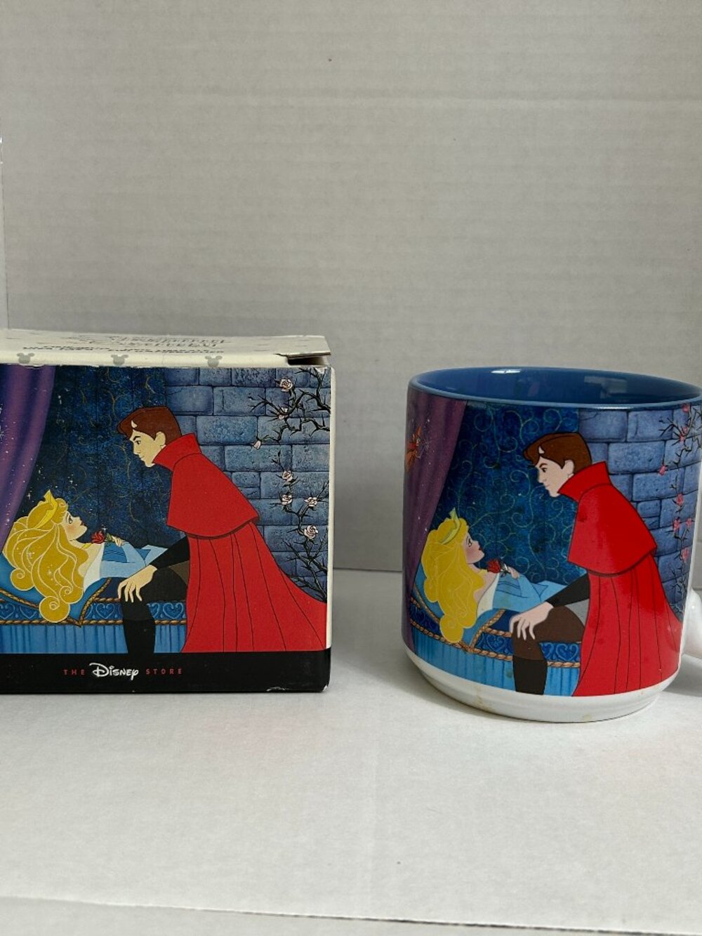 Vintage Disney Store Sleeping Beauty Mug w/ Original Box – Aurora Maleficent